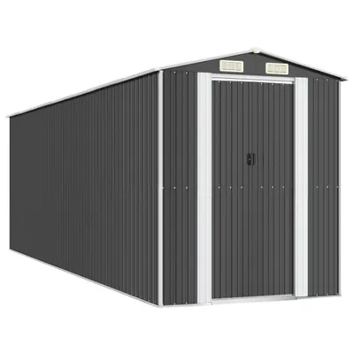 Zdjęcie produktu dla vidaXL Szopa narzędziowa antracyt 192x606x223 cm Stal ocynkowana