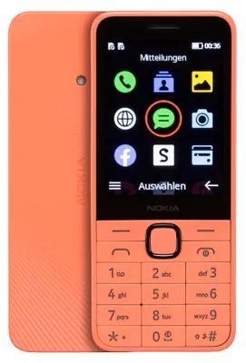 Obrázek produktu pro HMD Nokia 215 (2024), Na výšku, Dual SIM, 7,11 cm (2.8"), Bluetooth, 1450 mAh, Broskev