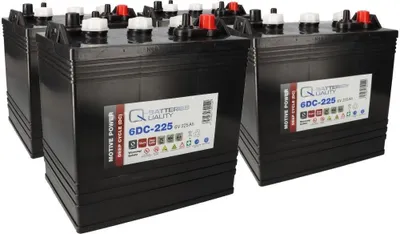 Produktbild von Akkusatz 24V 4x 6V 225Ah für Hebebühnen Arbeitsbühnen