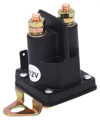 Obrázek produktu pro 12V startovací solenoid se 2 vývody, č. 532138406, kompaktní provedení, náhradní díl pro Husqvarna