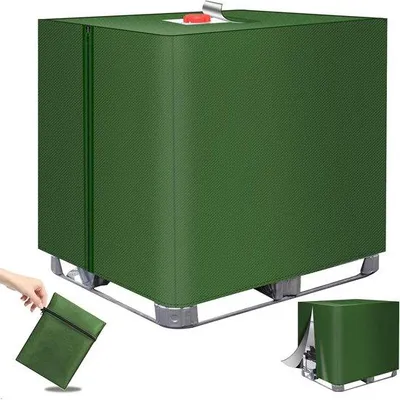 Image de Bâche verte pour conteneur IBC de 1 000 litres