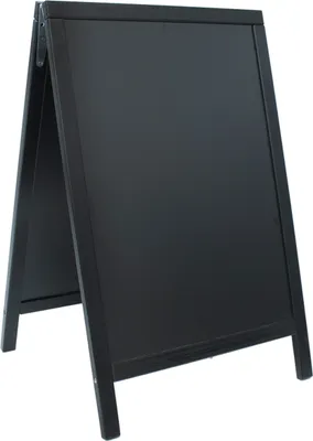 Produktbild von Kundenstopper mit Kreidetafel , schwarz