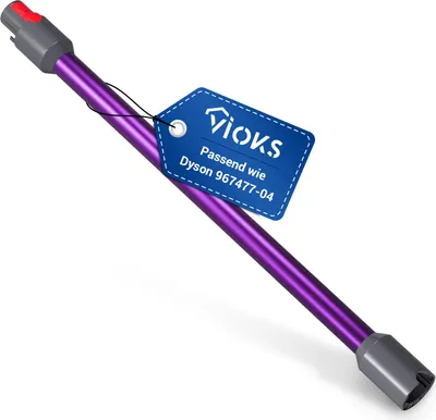 Produktbild von Verlängerungsrohr passend wie Dyson 967477-04 Teleskoprohr lila für  V7 V8 V10 Staubsauger