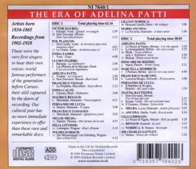 Obrázok produktu pre Éra Adeliny Patti