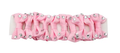Produktbild von flechtbögen rosa mit Diamanten 20 Stück 2,5 cm