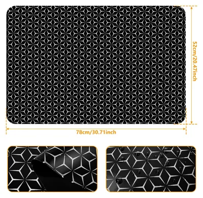Productafbeelding van Afdekplaat, siliconenmateriaal, hittebestendig, model C, 52x78 cm, 1 stuk
