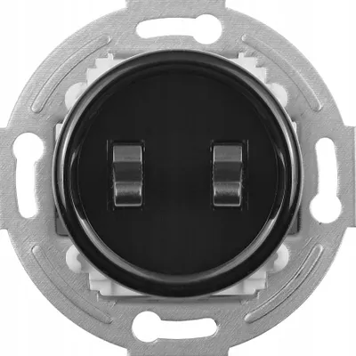 Imagen del producto de TG ELECTRO - Interruptor doble retro, color , 2 botones