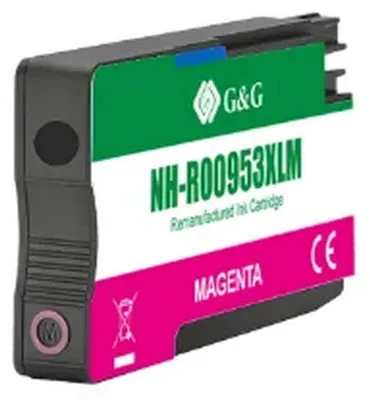 Produktbild von G&G NH-R-0953XLM, Hohe (XL-) Ausbeute, Magenta, 26 ml, 1 Stück(e), 1600 Seiten, Einzelpackung