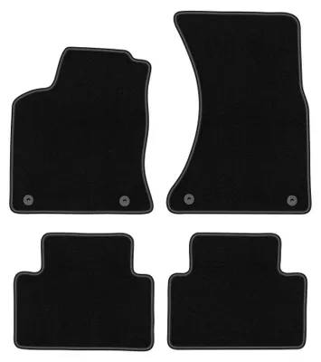 Immagine prodotto di Tappetini in moquette per Porsche Macan 2013- (SUV) – set 4 pezzi, neri, su misura – Wielganizator BASIC