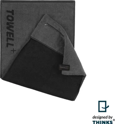 Produktbild von Towell Multifunktions-Handtuch grau mit Clip anthrazit Stand.-Var.