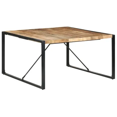 Produktbild von "2024"cloris Esstisch 140x140x75 cm Raues Mangoholz - Stehtische & Bistrotische CHY51400368