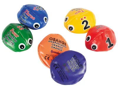 Produktbild von Spordas Lern-Bohnensäckchen Set - bunte Wurfsäckchen für Kinder