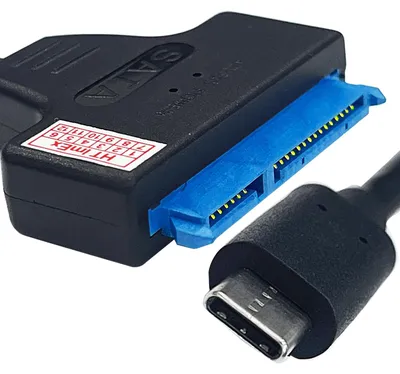Produktbild von USB-C 3.0 auf SATA Adapter 2.5 HDD SSD Festplatte converter S-ATA Anschlusskabel