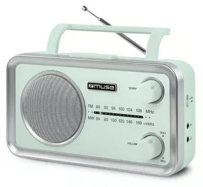 Obrázok produktu pre Muse MF-060 AG, Cestovné, Analóg, FM, MW, 3,5 mm, Zelená, Externé