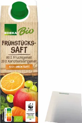 Produktbild von Edeka Frühstückssaft (1L Packung) + usy Block