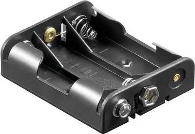 Produktbild von Batteriehalter für 3x Mignon mit Druckknopf