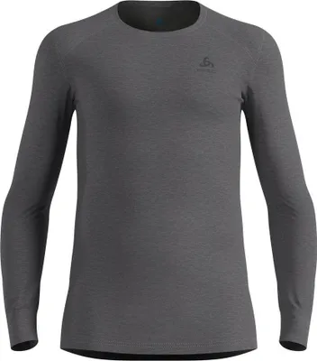 Immagine prodotto di ODLO BL TOP CREW NECK L/S ACTIVE WA 10183 odlo steel grey melange S