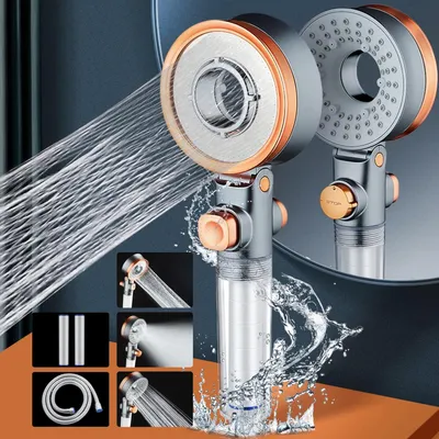 Produktbild von Hochdruck-Handdusche - Wassersparend - 1,5 m Schlauch