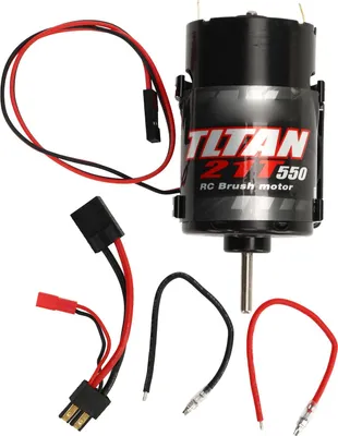 Produktbild von 550 Bürstenmotor 21T Geräuscharme Wärmeableitung RC-Car für SCX10 90046 Schwarz