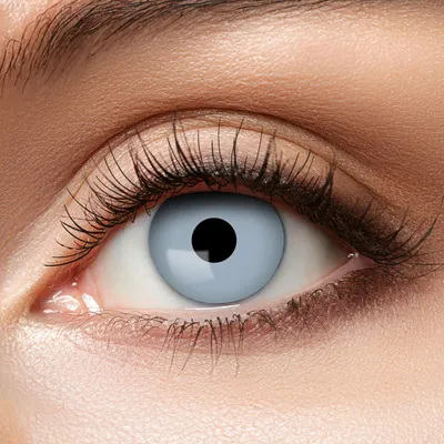 Produktbild von Kontaktlinsen Zoelibat Eyecatcher Vampire Grey 12 Monatslinsen Vampir Halloween Cosplay