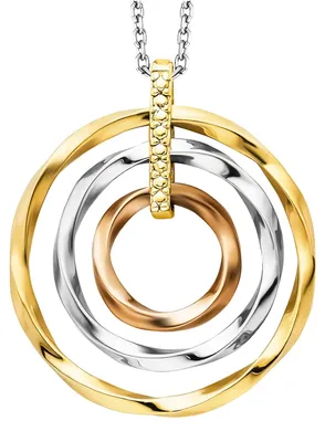 Produktbild von Julie Julsen Anhänger mit Kette 925/- Sterling Silber 45cm mehrfarbig ohne 148250043
