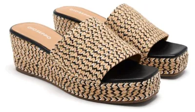 Produktbild von GIOSEPPO Damen Egremont Keilsandale, Schwarz, 37 EU