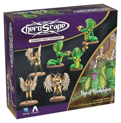Zdjęcie produktu dla Heroscape: Age of Annihilation – Elites and Vipers – Dodatek do gry planszowej – wersja angielska