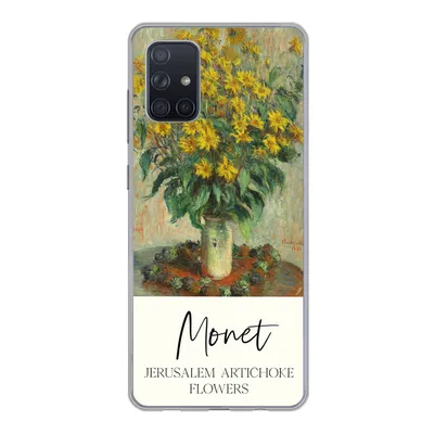Produktbild von MuchoWow® Handyhülle Schutzhülle Hülle für Samsung Galaxy A51 5G Alte Meister - Malerei - Monet Silikon Softcase Handy Hülle - Abbildung