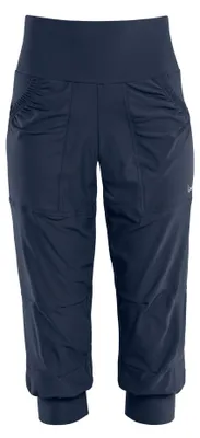 Zdjęcie produktu dla Spodnie damskie WINSHAPE, model Lei201c, fason ¾, wygodne, codzienne, kolor antracytowy