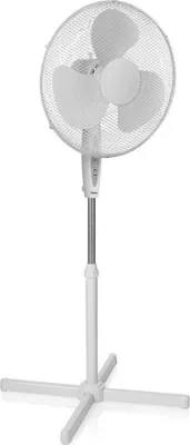 Image de Ventilateur Sur Pied Blanc Rafraîchissement Puissant Avec Télécommande - Mota Herramientas