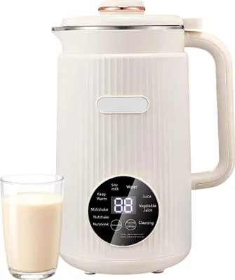 Immagine prodotto di Macchina per Bevanda di soia Zimilo 0,8-1,5 L con 10 lame, 9 programmi, mantenimento in caldo per 12 ore, silenziosa, acciaio inossidabile 304