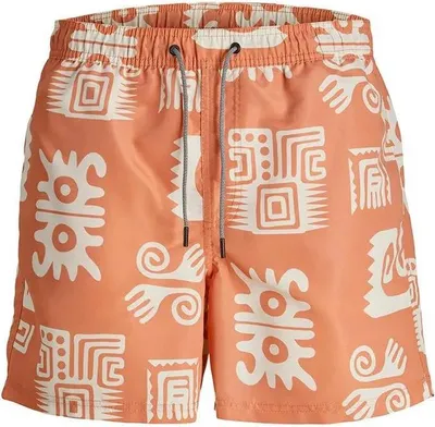 Produktbild von Jack & Jones Fiji Oceanday Badeshorts Orange 48 Herren Orange 48