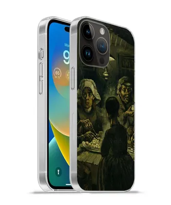 Produktbild von MuchoWow® Handyhülle Schutzhülle Hülle für Apple iPhone 14 Pro - Softcase Die Kartoffelesser - Vincent van Gogh Silikon Softcase Handy Hülle - Umschlag