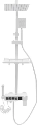Produktbild von Duschsystem, Regen- und Handbrauseoptionen, Intelligente Temperaturregelung, WEISS