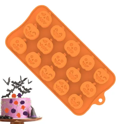 Immagine prodotto di Stampi in silicone a tema Halloween: 15 cavità per progetti creativi