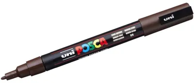 Produktbild von Popisovač uni POSCA PC-3M tmavohnedý