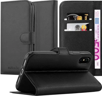 Image de Cadorabo Housse pour Apple iPhone XS MAX Housse de protection noire Etui pour téléphone portable Case Cover Fermeture magnétique