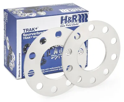 Productafbeelding van H&R 3mm wielspacer, wielplaat met 5 boutgaten, 120mm steek, geschikt voor: BMW 3 Touring (E91), 3 Limousine (E90), 5 Touring (F11), 3 Limousine (E46), 1 Hatchback (E87)