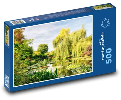 Produktbild von martinpuzzle - Puzzle 500 Teile - Garten - Teich