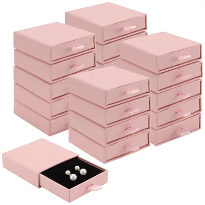 Produktbild von 20 Schmuckverpackungen, rosa, für Ohrringe und Ketten