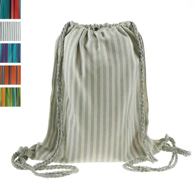 Produktbild von Rucksack mit Kordelzug Baumwolle 38 x 45 cm Turnbeutel City Bag