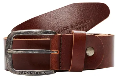 Image de JACK & JONES Ceinture en cuir pour homme JACPAUL Belt Cuir véritable |