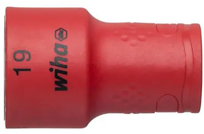Zdjęcie produktu dla Wkładka do klucza nasadowego sześciokątna 3/8" 19 mm VDE Wiha | 4010995430740