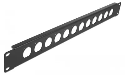 Produktbild von Delock 19" D-Typ Patchpanel 12 Port schwarz