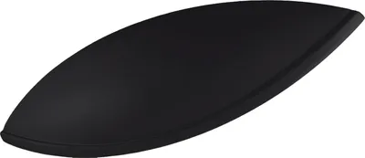 Produktbild von Alles im Griff Muschelgriff Moss zum Aufschrauben Griffmuschel LA 64, Zinkdruckguss schwarz matt