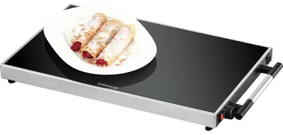 Produktbild von Warmhalteplatte WPR 307/E (edelstahl/schwarz, 300 Watt)