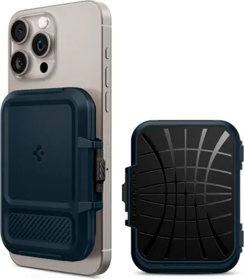 Obrázok produktu pre Spigen MagSafe Card Holder Lock Fit (MagFit), Čierna