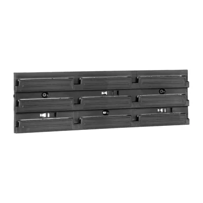 Produktbild von Lagersystem Wandregal  | 390 x 130 mm | Stapelboxen Schüttenregal Sichtlagerkästen | Extra Starke Wandplatten | Regal Erweiterbar | Werkstattregal Lagerregal Werkstattwandregal Steckregal