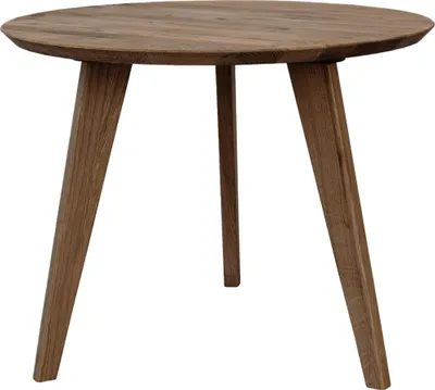 Productafbeelding van Orbetello bijzettafel 50 cm, tabakskleur – Bijzettafel van eikenhout met een minimalistisch design