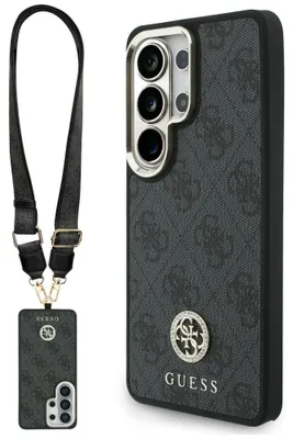 Obrázek produktu pro Pouzdro + řemínek Guess 4G Rhinestone Triangle MagSafe pro Galaxy S26 Ultra